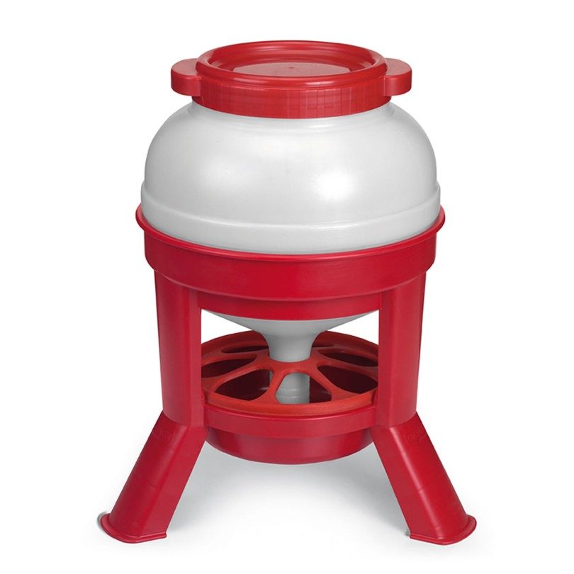 Large Chicken Feeder Holds 20 Litres Timber Flair
