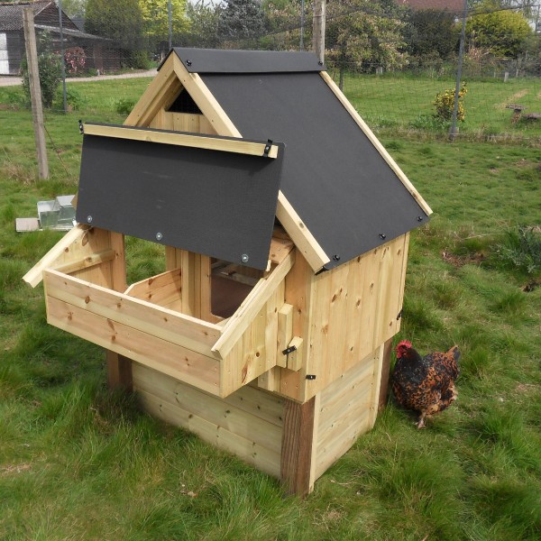 chicken coop open nest boxes