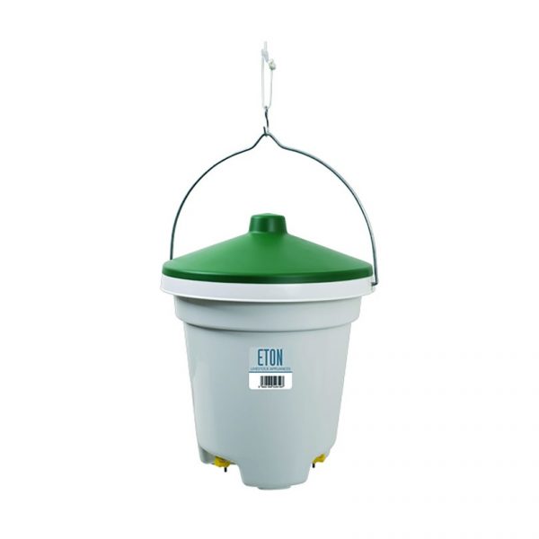 nipple drinker for chickens, holds 12 litres