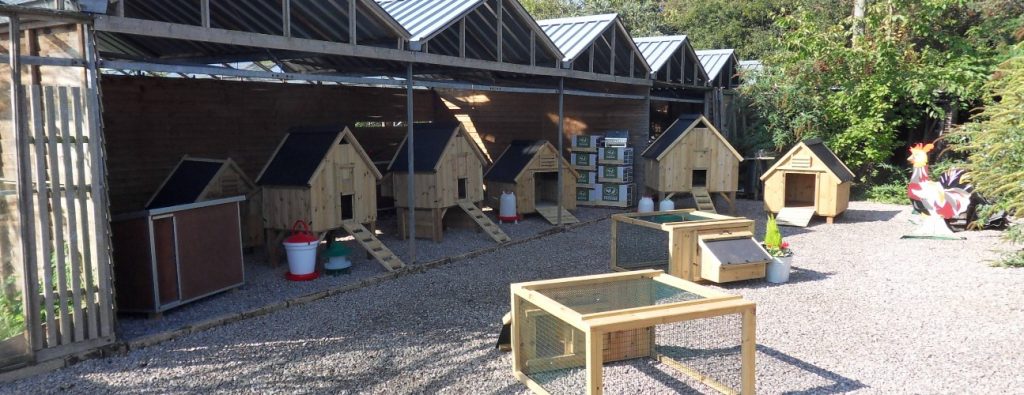 8 poultry houses on display in our shop