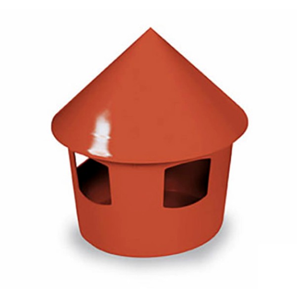 a plastic grit feeder for chickens